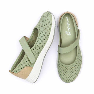 AMARA SAGE GREEN NUBUCK