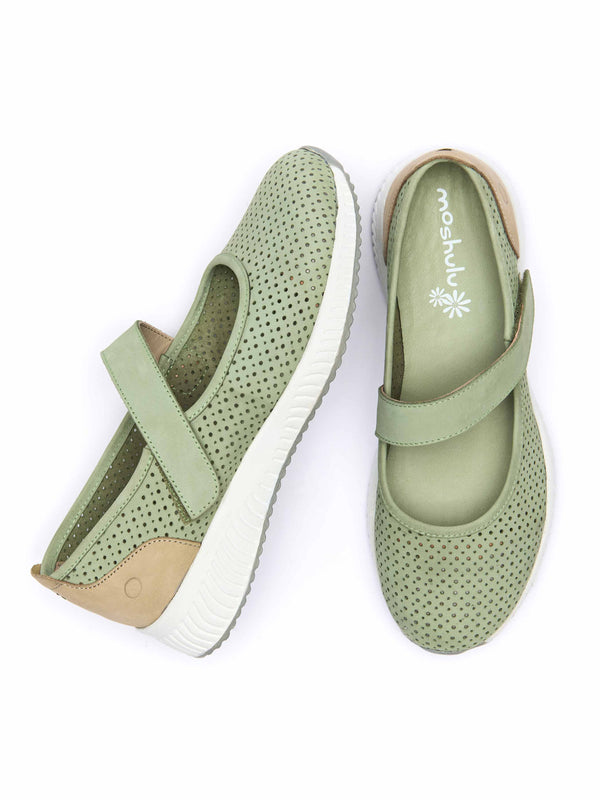 AMARA SAGE GREEN NUBUCK