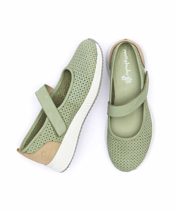 AMARA SAGE GREEN NUBUCK