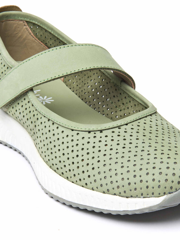 AMARA SAGE GREEN NUBUCK