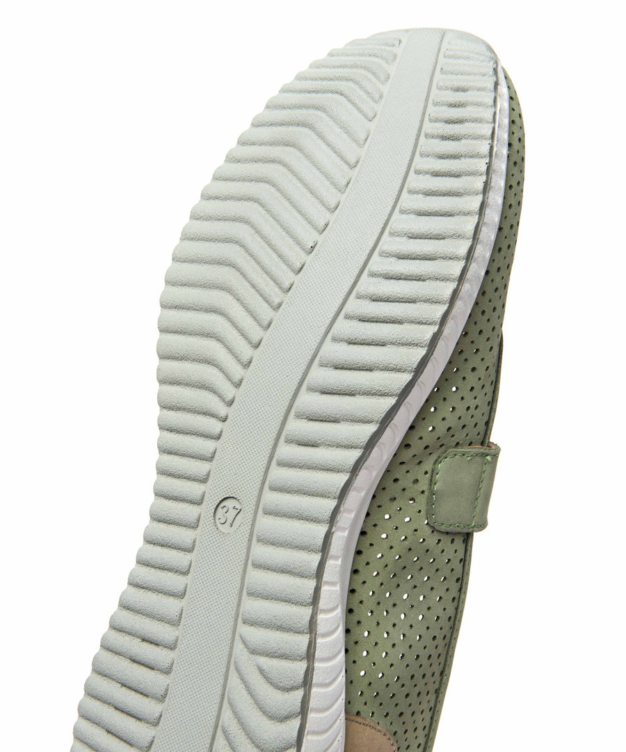 AMARA SAGE GREEN NUBUCK