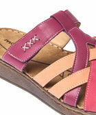 ZAHARA FUCHSIA PINK MULTI LEATHER