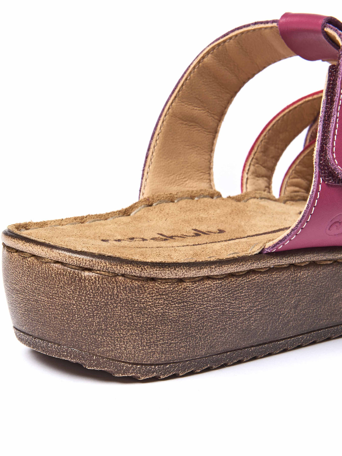 ZAHARA FUCHSIA PINK MULTI LEATHER