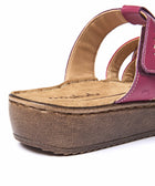 ZAHARA FUCHSIA PINK MULTI LEATHER
