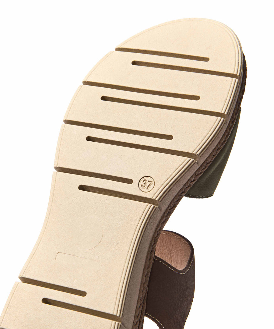 PENHALE BROWN/DARK SAGE NUBUCK