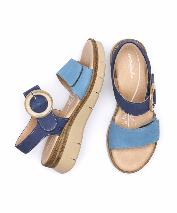 PENHALE INDIGO/DENIM NUBUCK