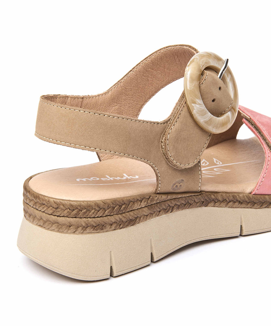 PENHALE TAN/CORAL PINK NUBUCK