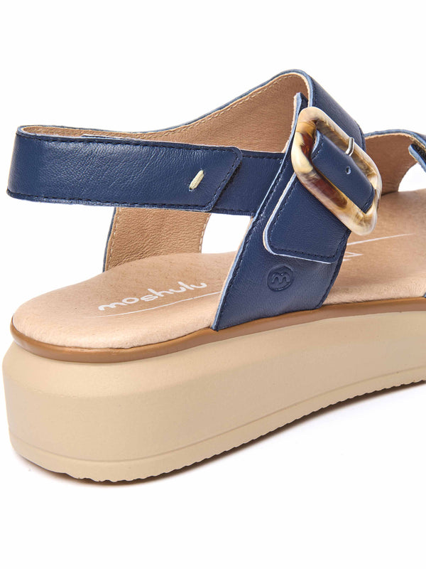 PERRAN INDIGO LEATHER