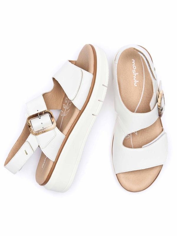 PERRAN WHITE LEATHER