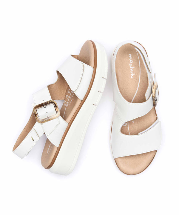 PERRAN WHITE LEATHER