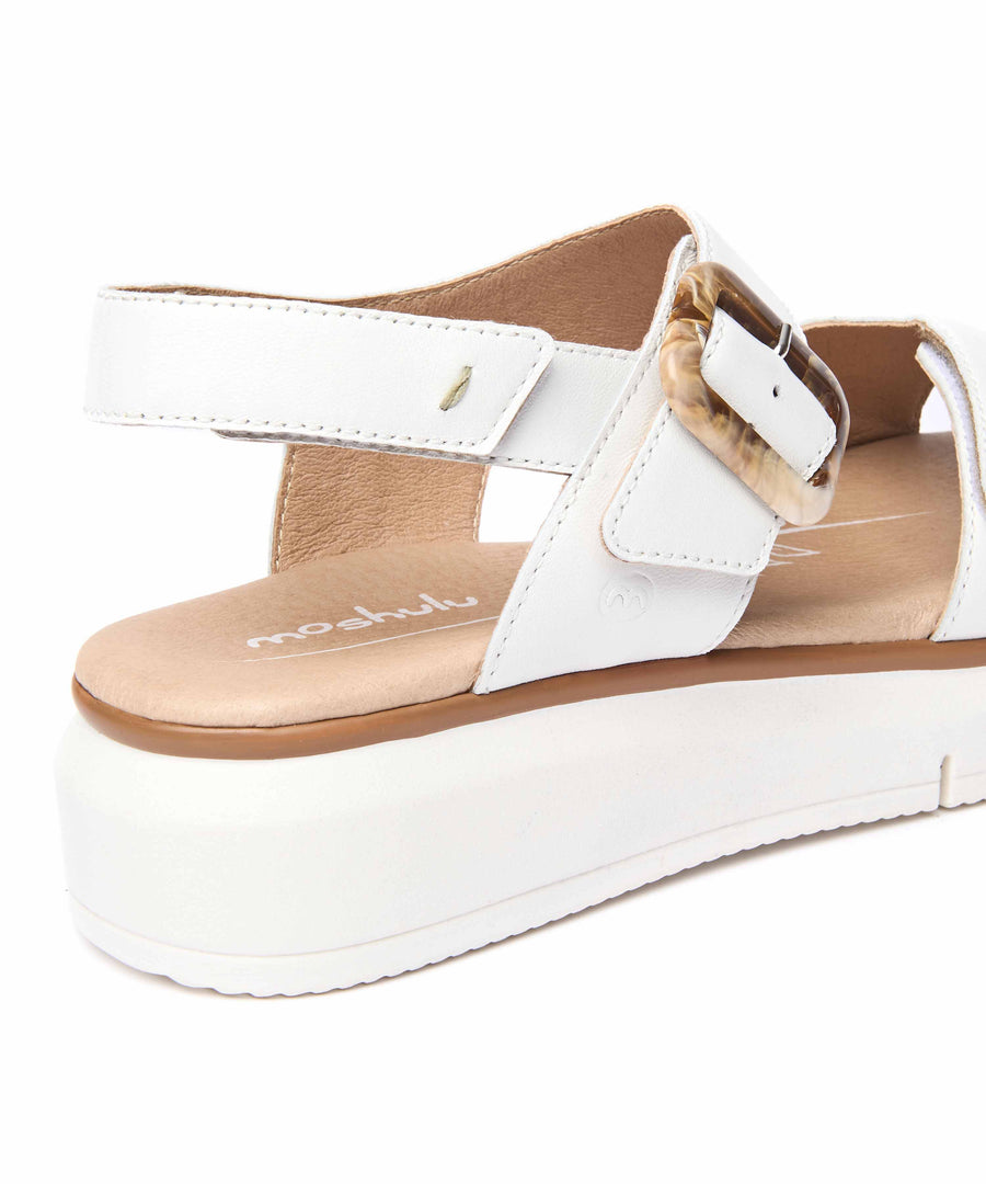 PERRAN WHITE LEATHER