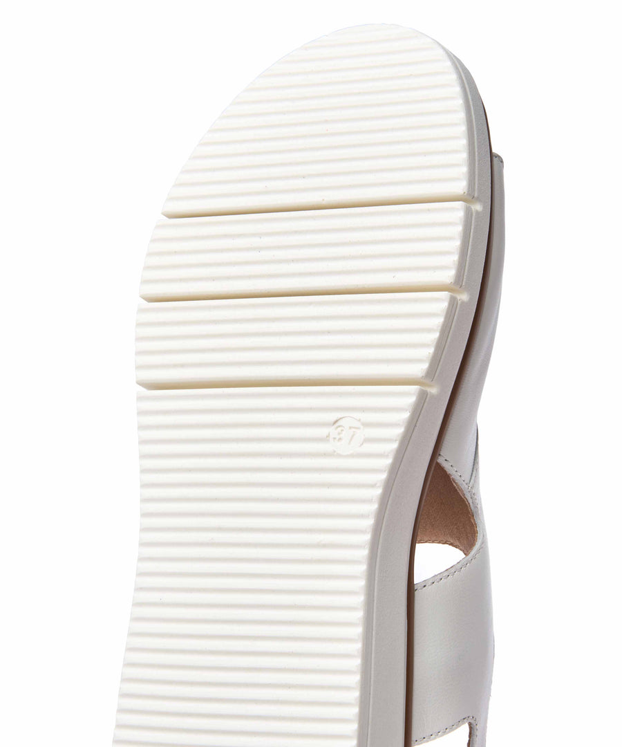 PERRAN WHITE LEATHER