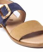 HEDDON INDIGO/TAN SUEDE