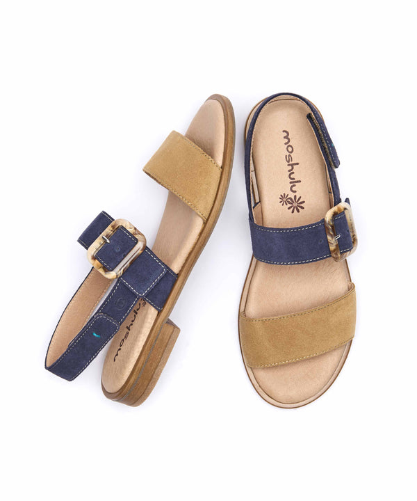 HEDDON INDIGO/TAN SUEDE