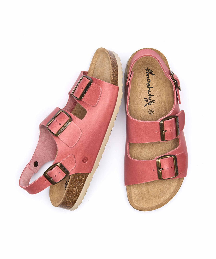 PALME CORAL PINK WAXY LEATHER