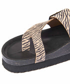WILMA BOLD ZEBRA PRINT SUEDE