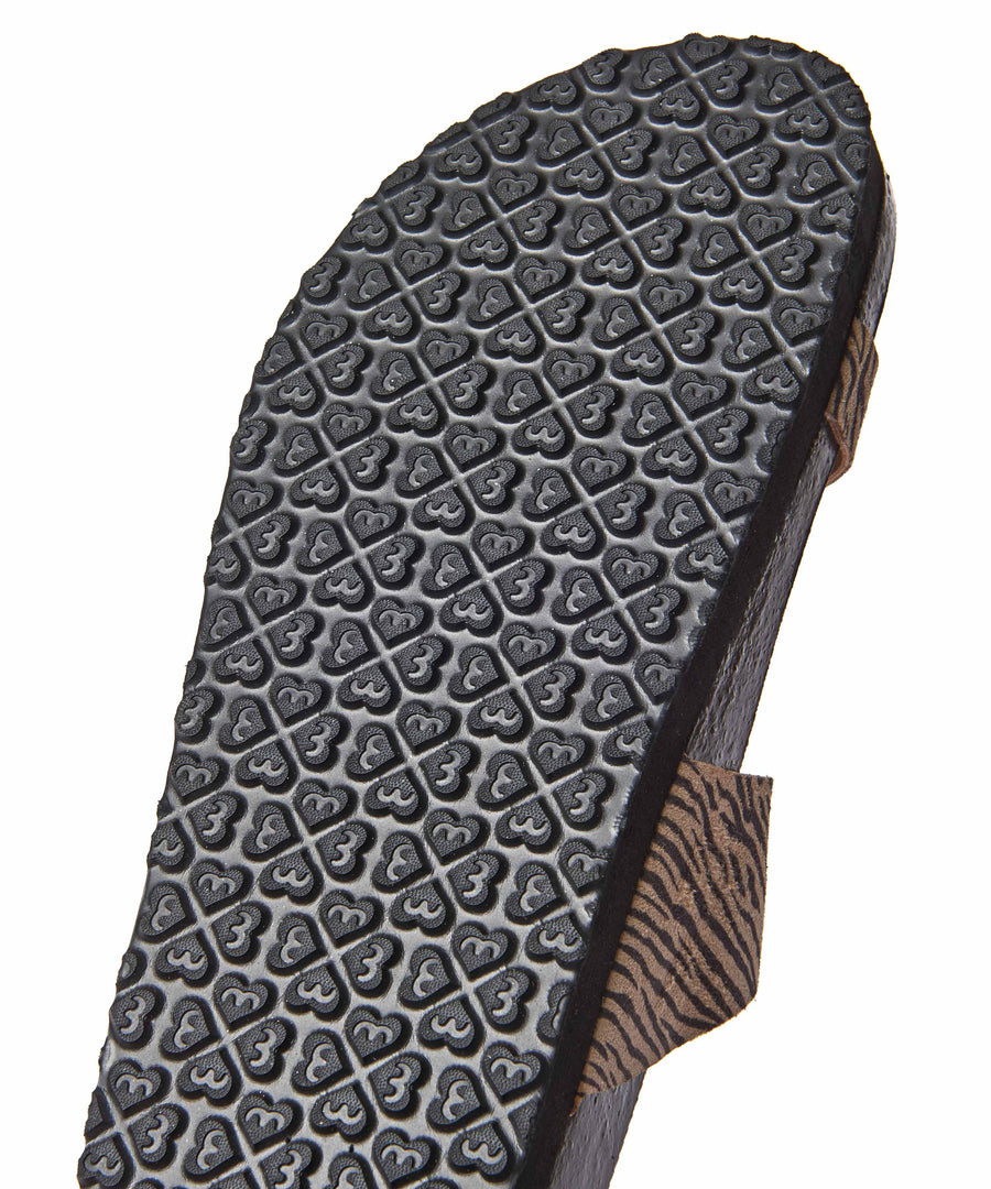 WILMA BOLD ZEBRA PRINT SUEDE