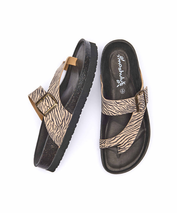 WILMA BOLD ZEBRA PRINT SUEDE