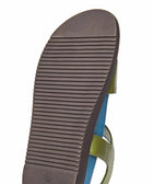 NEWARK 2 GUACAMOLE/MARINE TEAL LEATHER