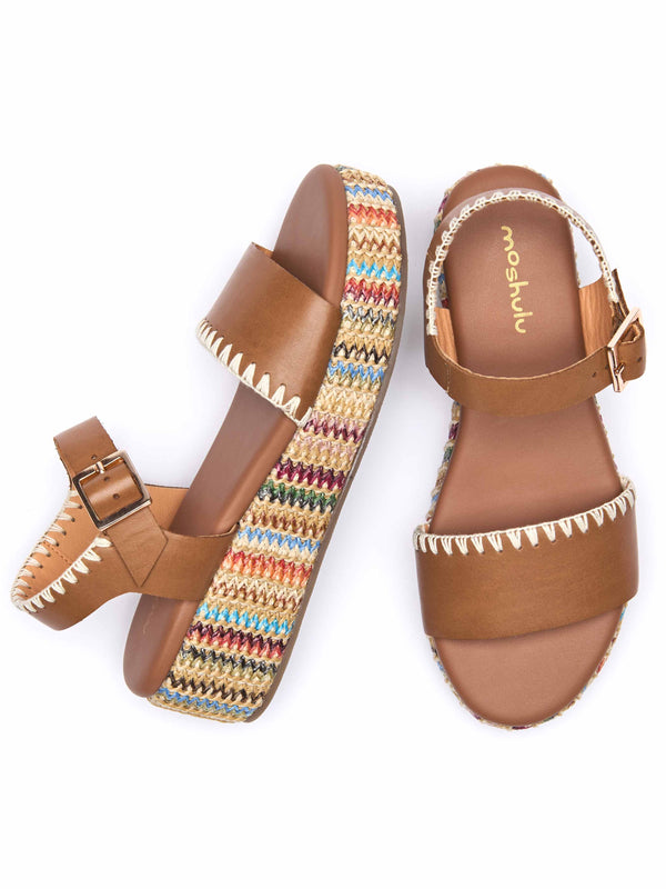 PEACH CRUMBLE TAN LEATHER