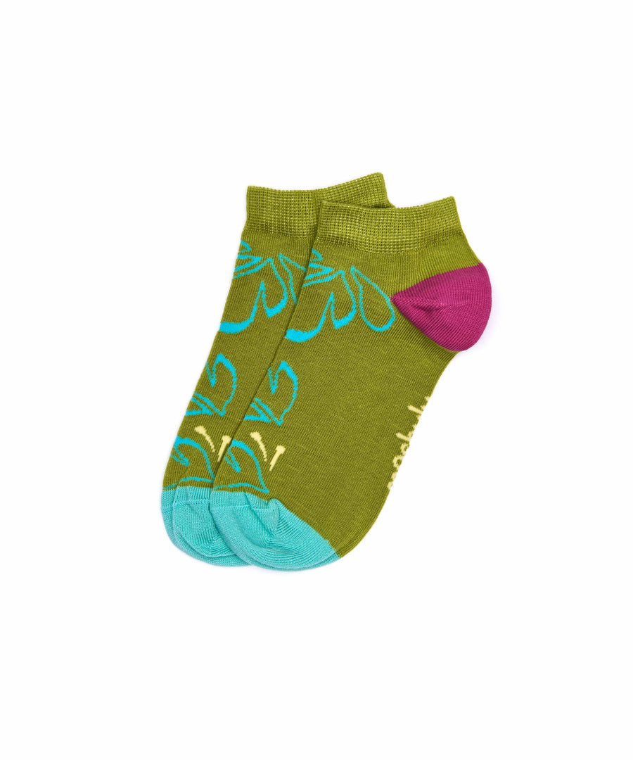 CERO LICHEN GREEN ABSTRACT FLORAL