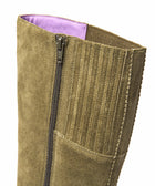 LEIF OLIVE GREEN SUEDE