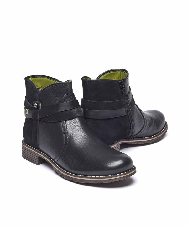 ATOLL BLACK LEATHER/SUEDE