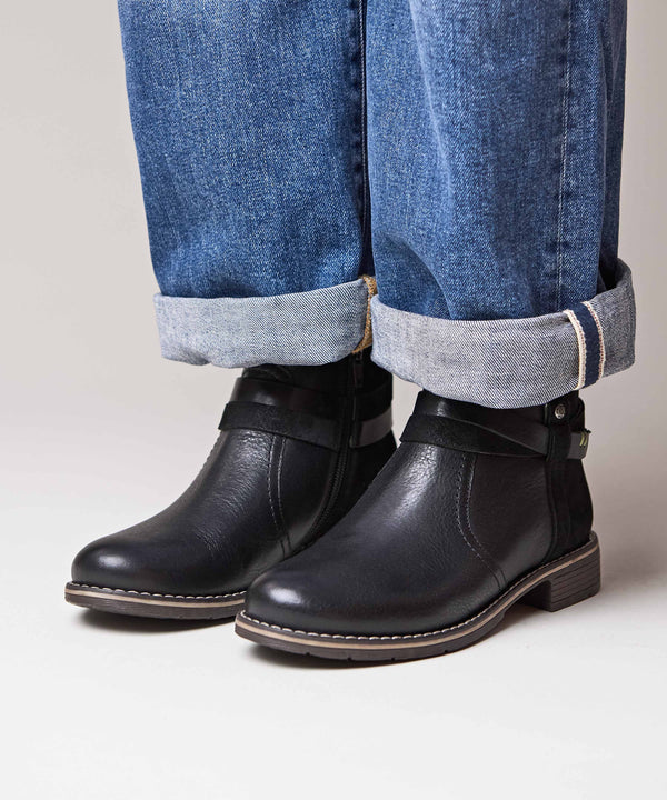 ATOLL BLACK LEATHER/SUEDE
