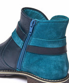 ATOLL INDIGO/LAGOON LEATHER/SUEDE