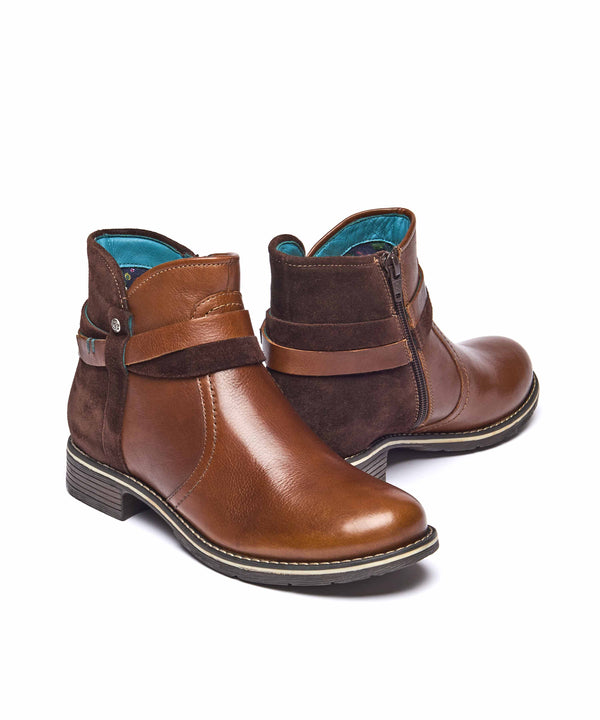 ATOLL PECAN/BROWN LEATHER/SUEDE