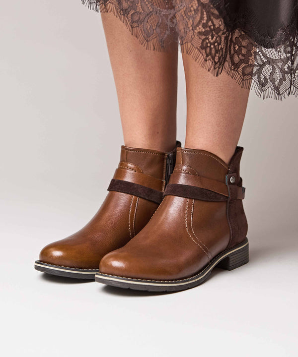 ATOLL PECAN/BROWN LEATHER/SUEDE