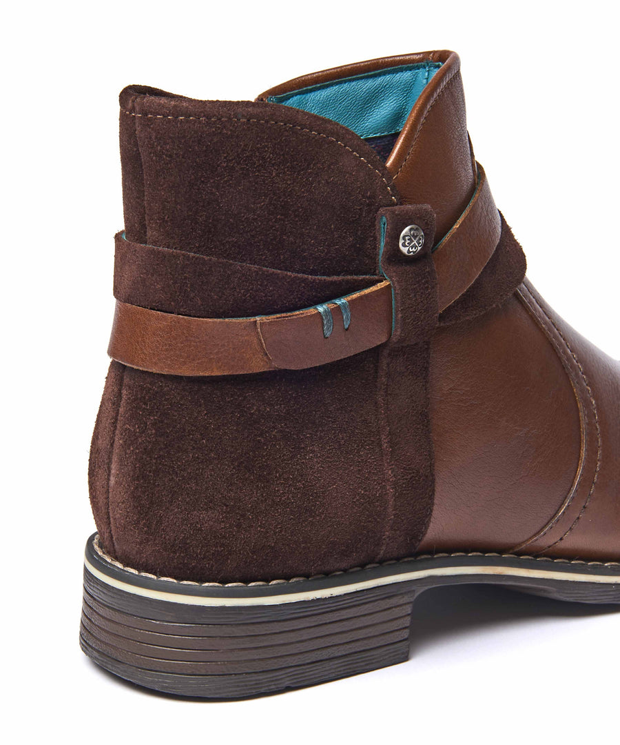 ATOLL PECAN/BROWN LEATHER/SUEDE