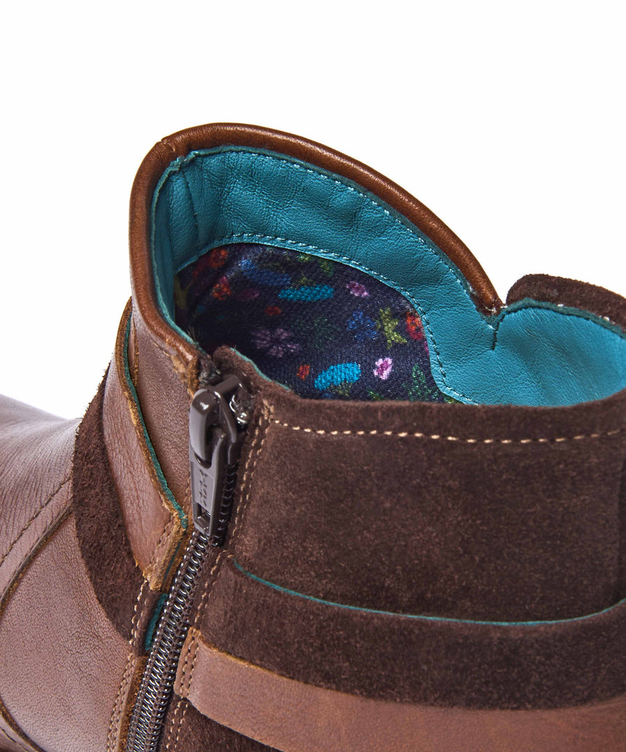 ATOLL PECAN/BROWN LEATHER/SUEDE