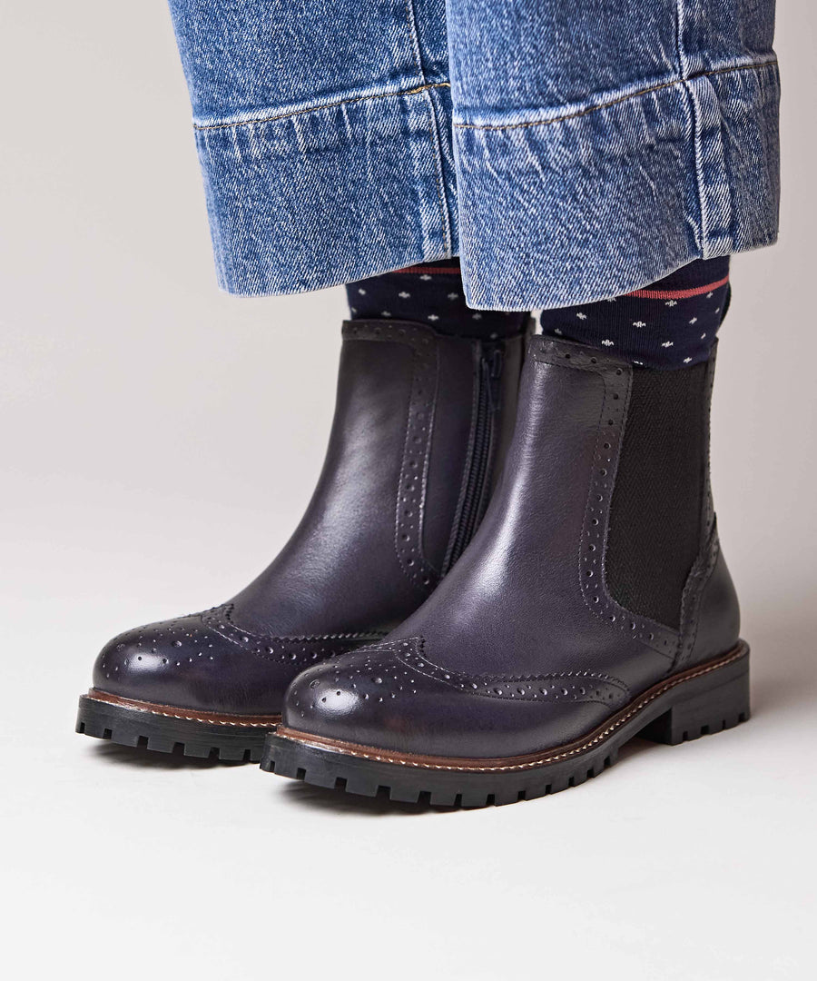 PALSA INDIGO LEATHER