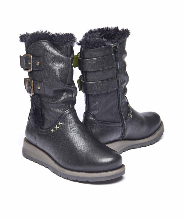 CORSAC BLACK LEATHER