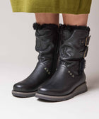 CORSAC BLACK LEATHER