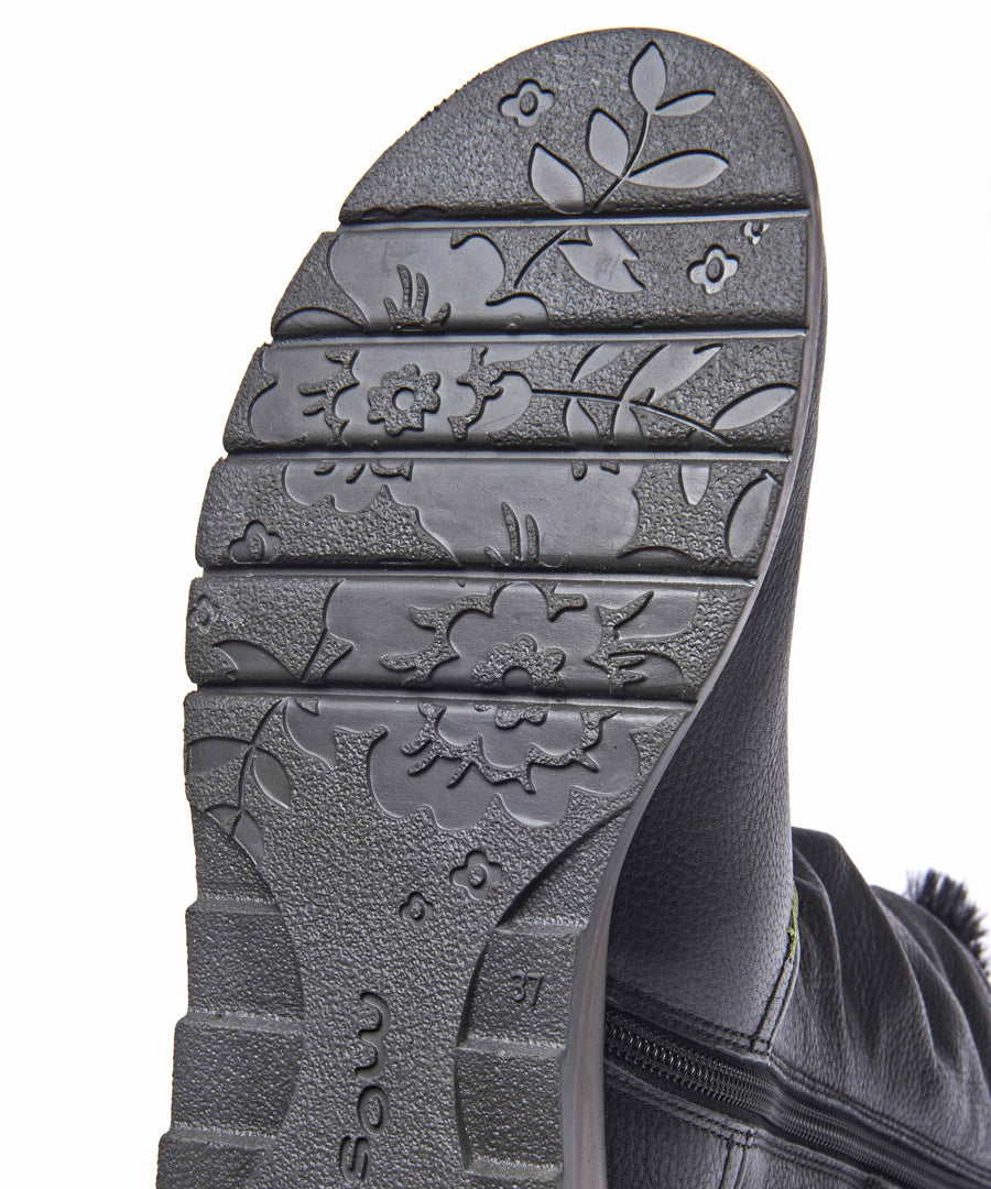 CORSAC BLACK LEATHER