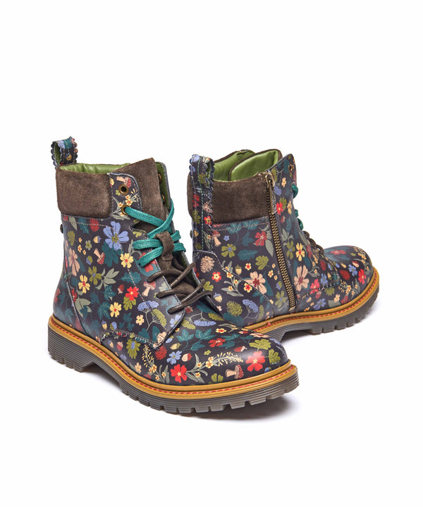BEATTOCK BROWN ACORN BLOOM LEATHER