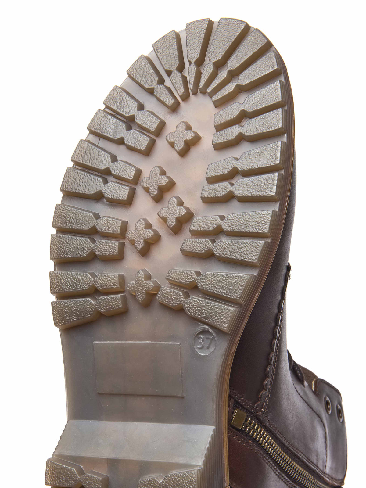 Brown sturdy suede ankle boots - BEATTOCK BROWN WAXY LEATHER