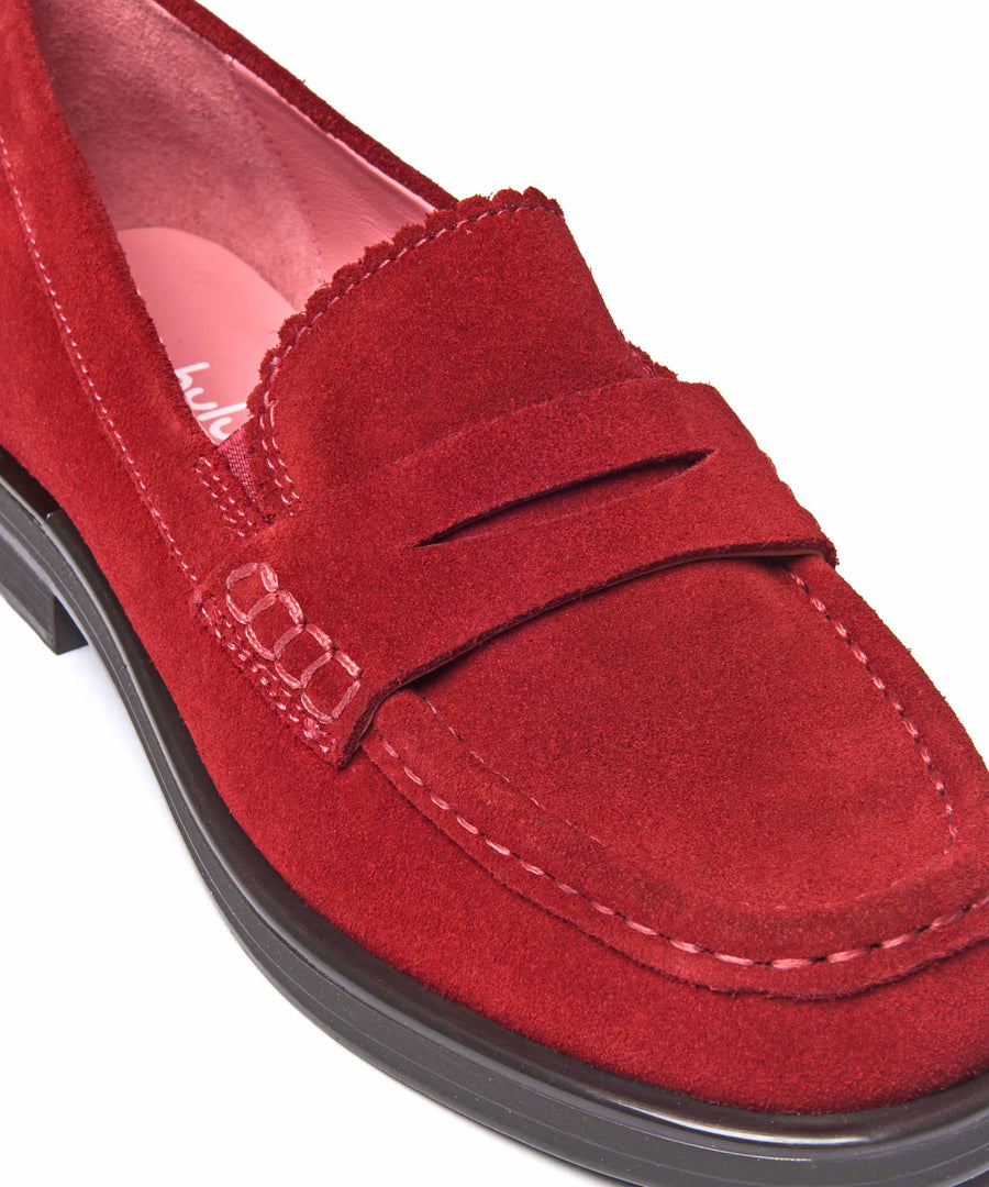 PRION RED SUEDE