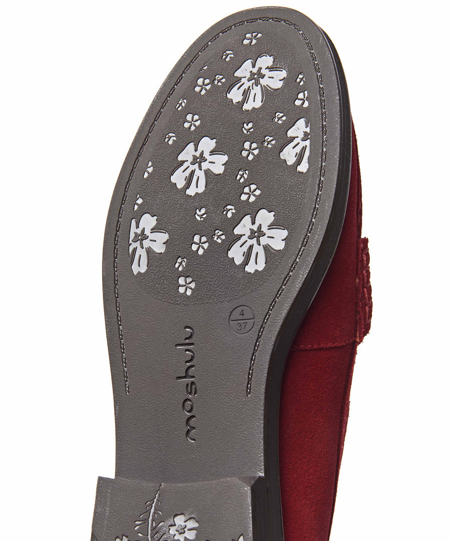 PRION RED SUEDE
