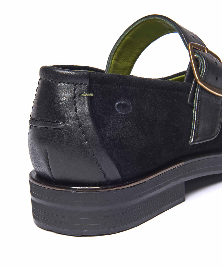 FORSTER BLACK LEATHER /SUEDE