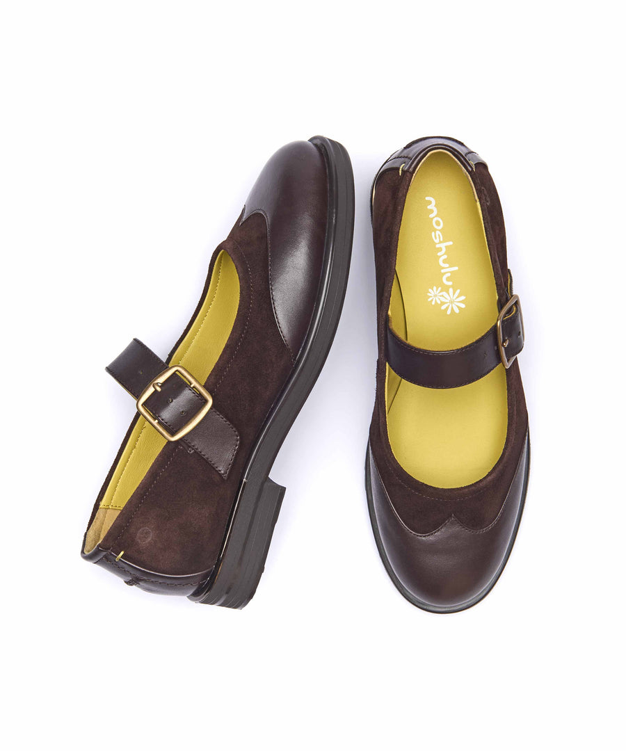 FORSTER BROWN LEATHER/SUEDE