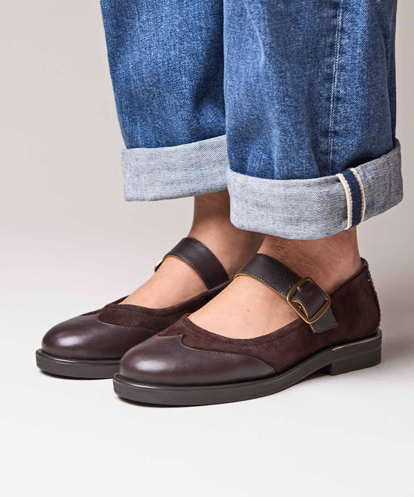 FORSTER BROWN LEATHER/SUEDE