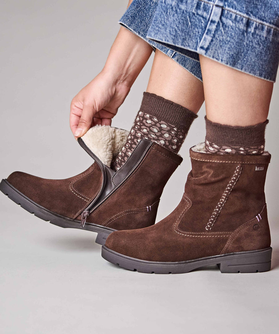 ESKER BROWN SUEDE