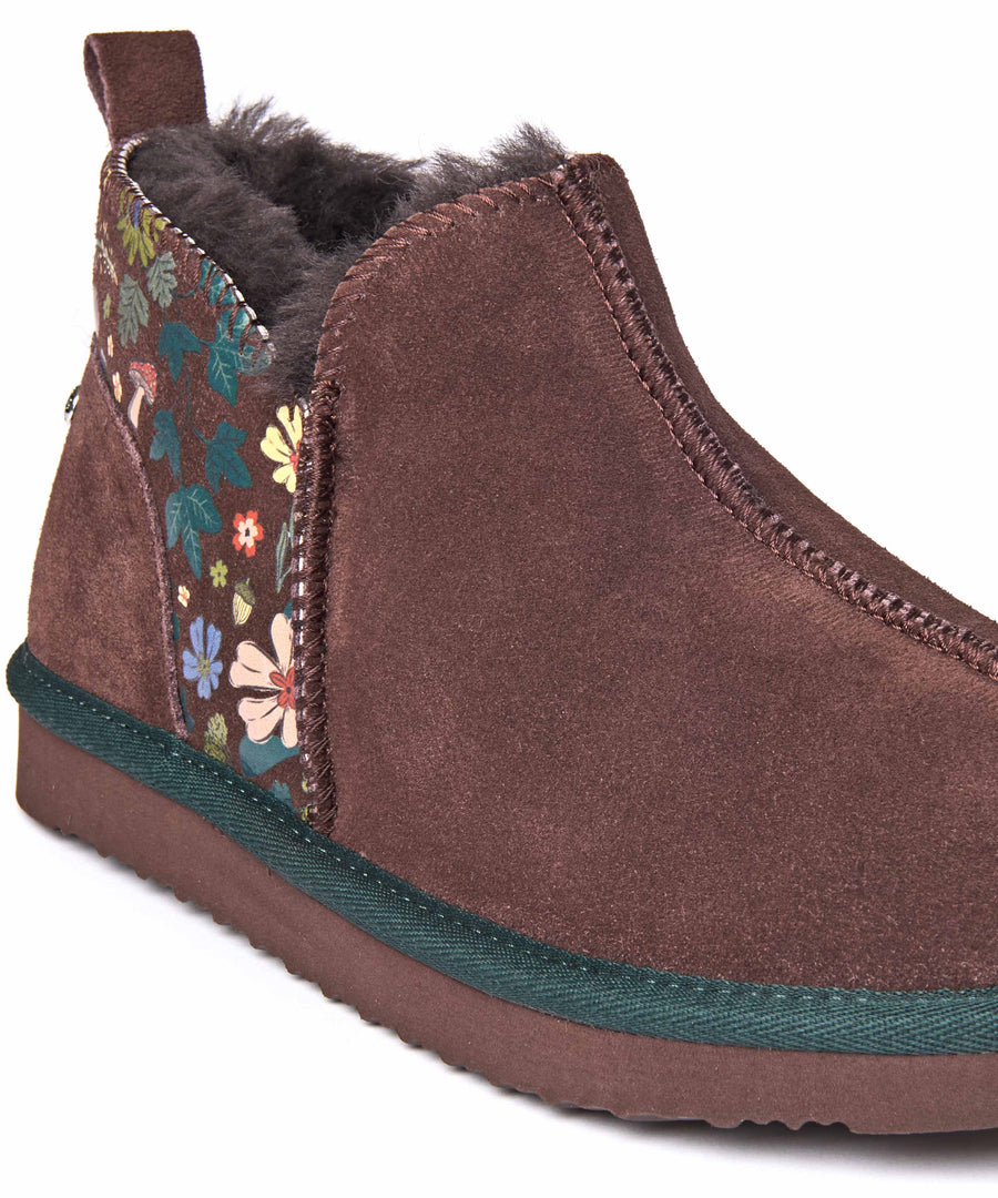 BOLBERRY BROWN ACORN BLOOM PRINT