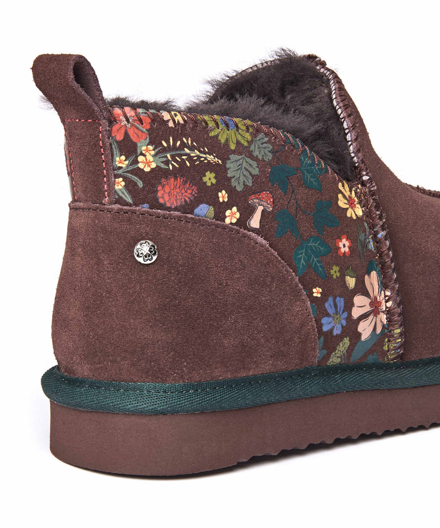 BOLBERRY BROWN ACORN BLOOM PRINT