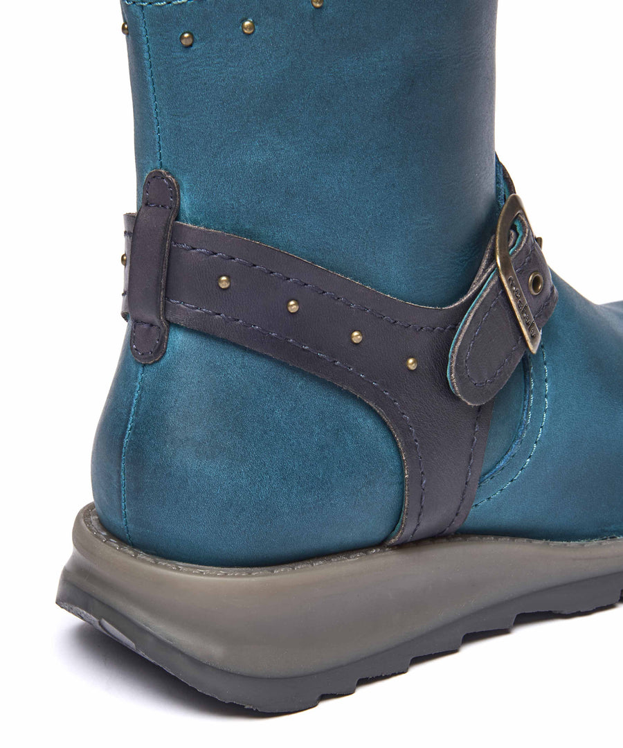 NIGHTJAR STUD LAGOON/INDIGO LEATHER