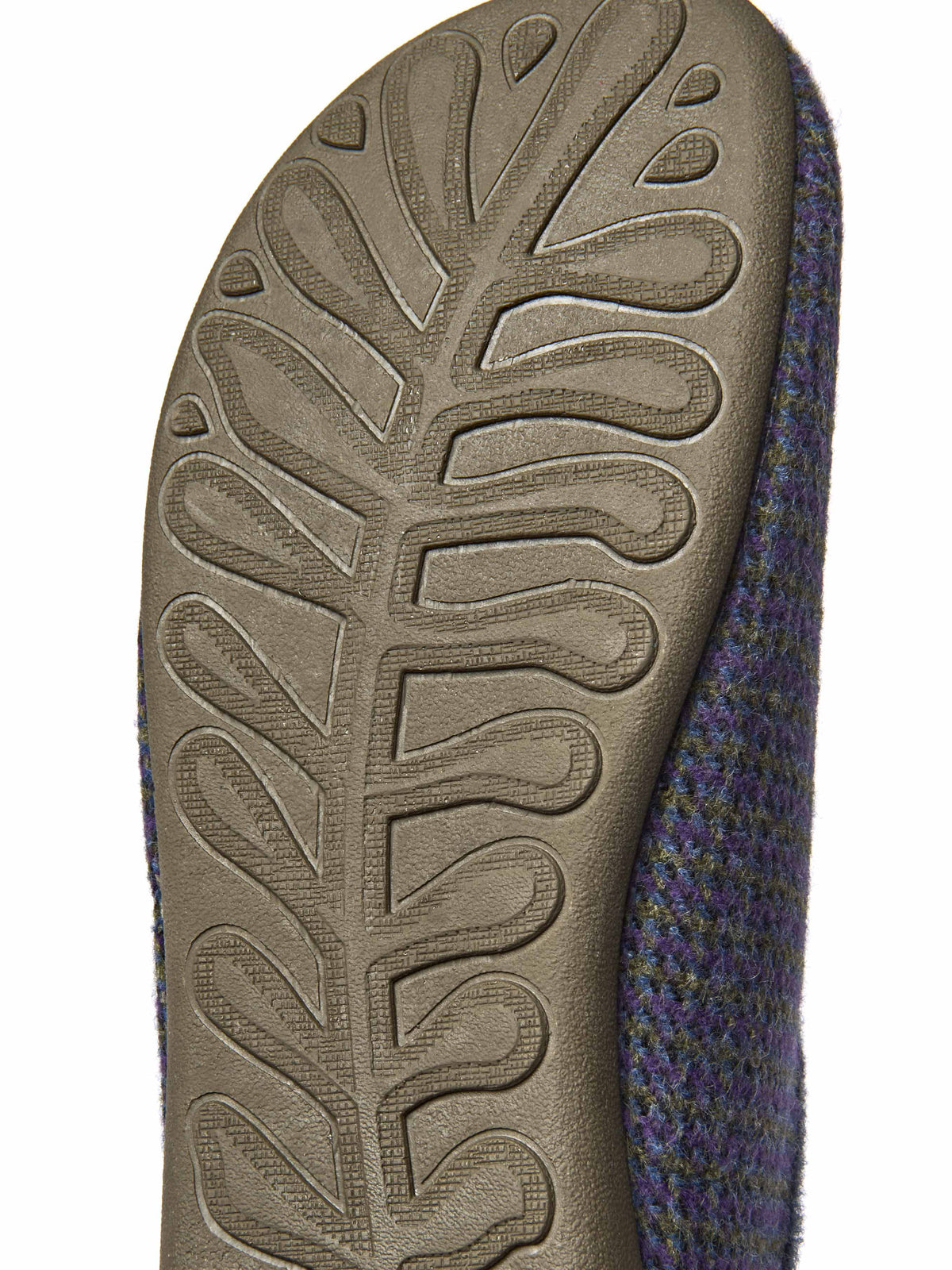 Green checked thick strap slippers - JAMMEL FERN