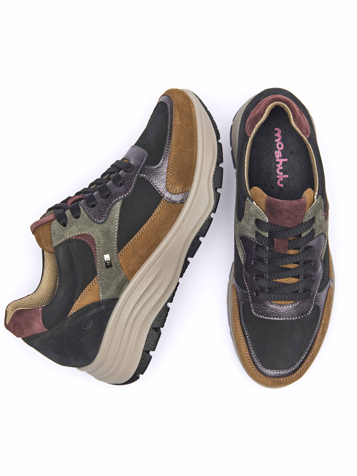 Black water-resistant trainers - EVELLE BLACK SUEDE/NUBUCK